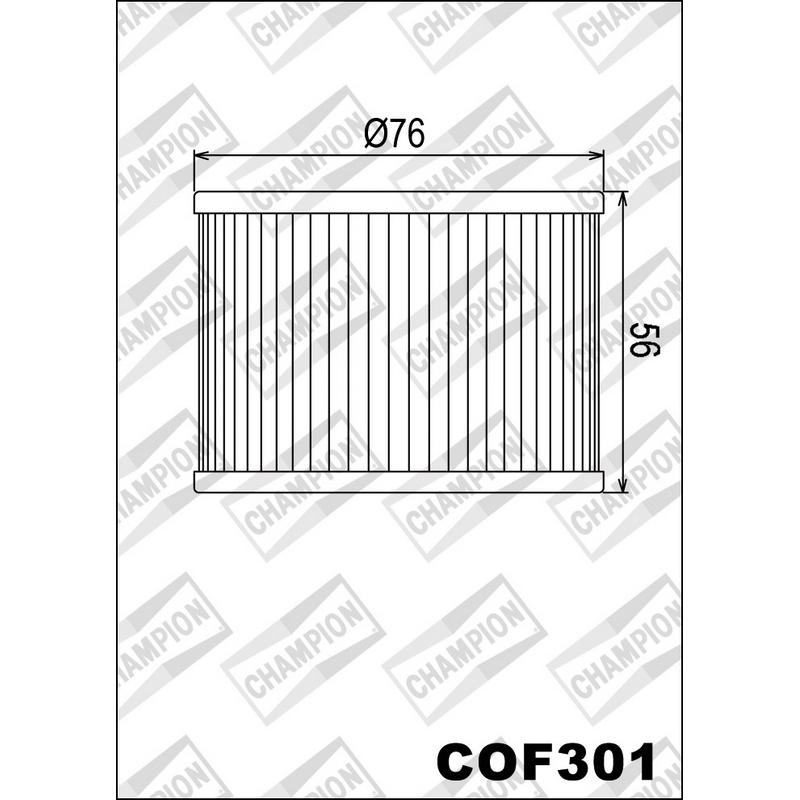 Filtro de aceite COF301 Benelli / Bimota / Kawa / Honda / Triumph / Yamaha
