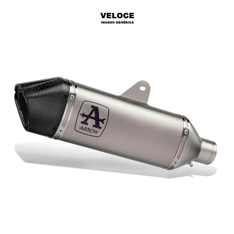 Sistema completo escape Veloce titanio homologado Kawasaki Versys 650 2025-2026