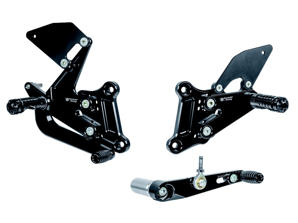 Estriberas regulables Honda CBR650R/CB650R/F 2014-2025 sin quickshifter