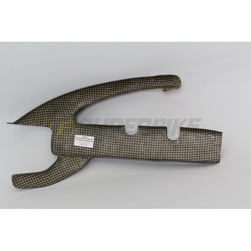 Protector basculante lado izquierdo+chain guard Suzuki GSX-R 600 / 750 2006-2010 fibra de carbono