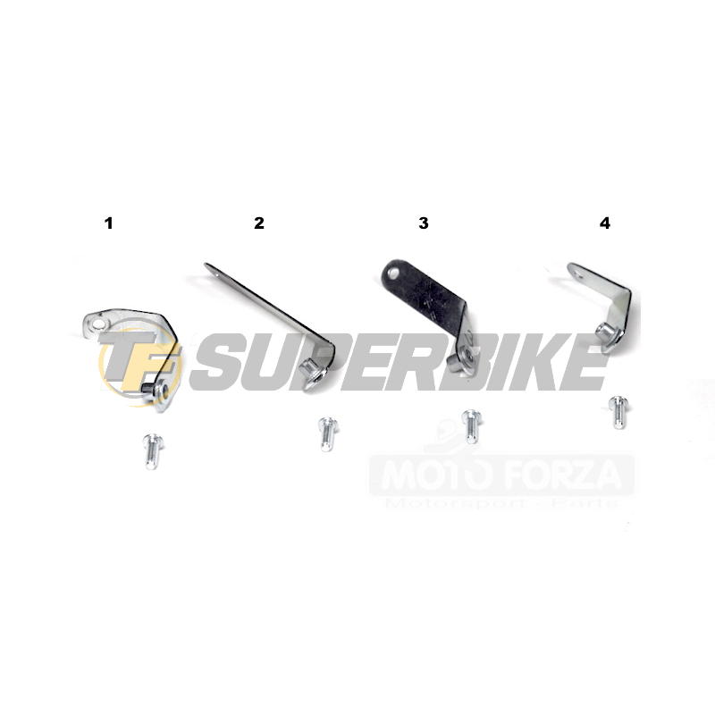 Quilla fibra de vidrio v2 Honda CB900F Hornet 2002-2007 con kit de montaje
