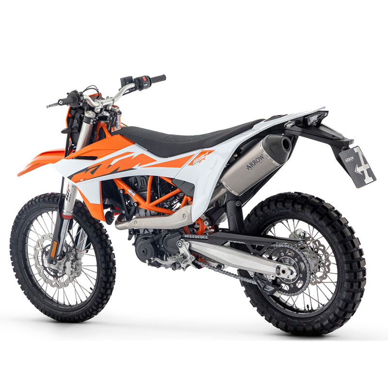Kit completo con escape Explorer titanio KTM 690 Enduro R / 690 SMC R 2025-2026