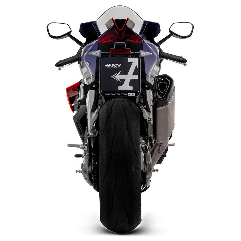 Escape Pista titanio con conector acero Aprilia RSV4 Factory / Tuono V4 2021-2024