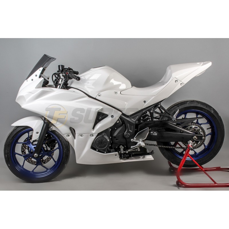 Carenado de fibra Yamaha R3 2015-2018