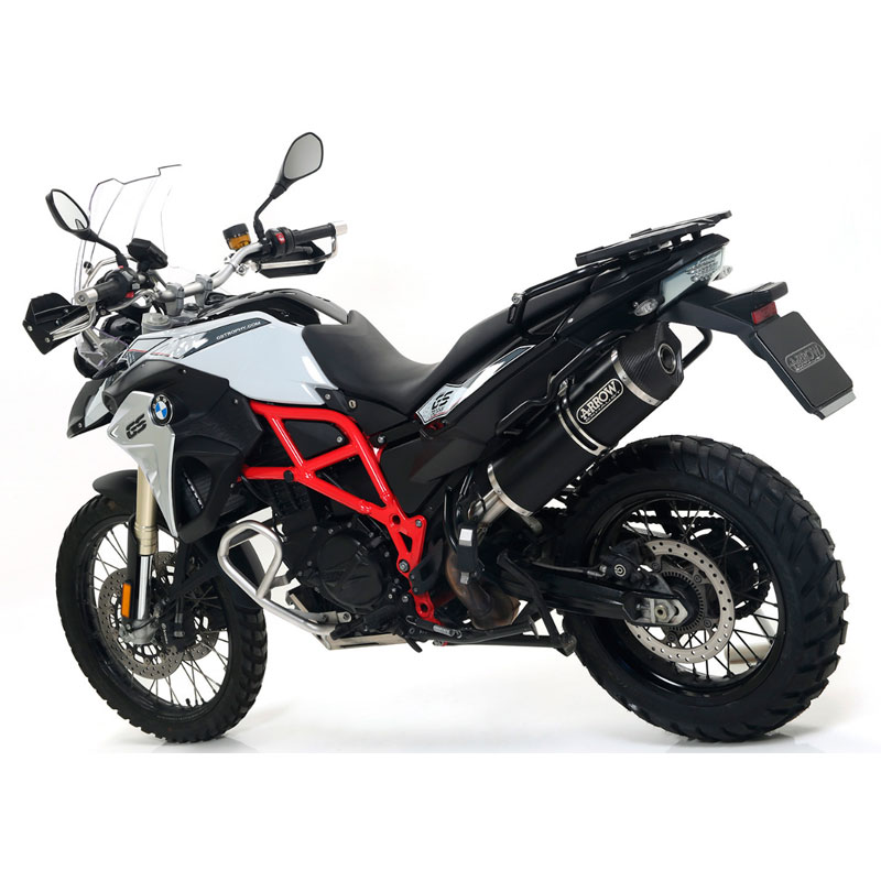 Escape Maxi Race-Tech aluminio Dark fondo carbono BMW F650GS / F800GS / Adventure