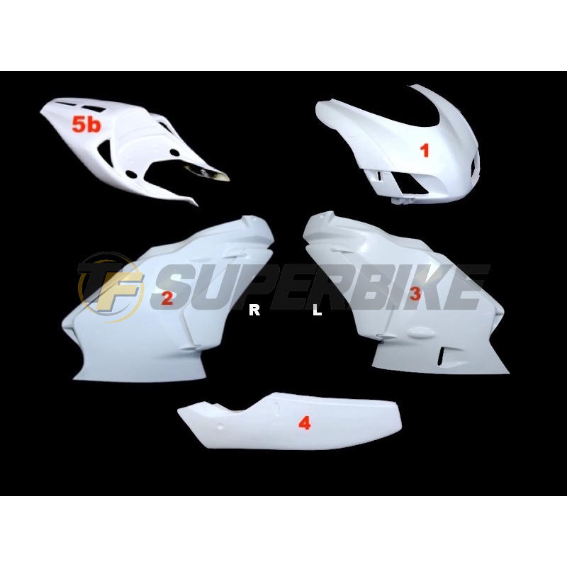 Carenado de fibra Ducati 749 / 999 2005-2006 colín asiento original v2