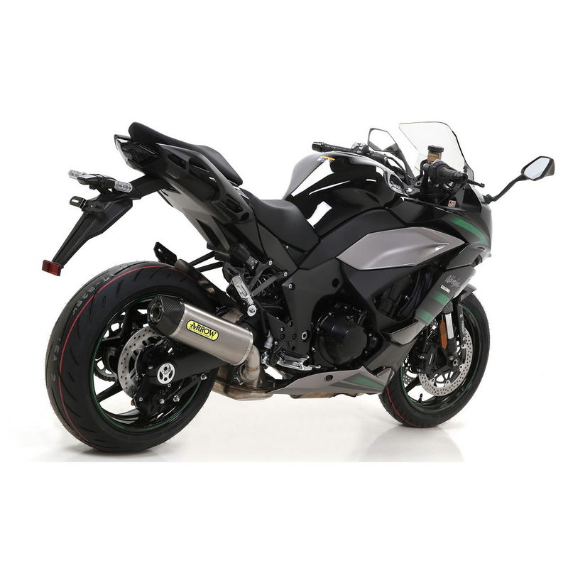 Escape Indy-Race titanio fondo carbono Kawasaki Z1000SX / Tourer 2020-2024