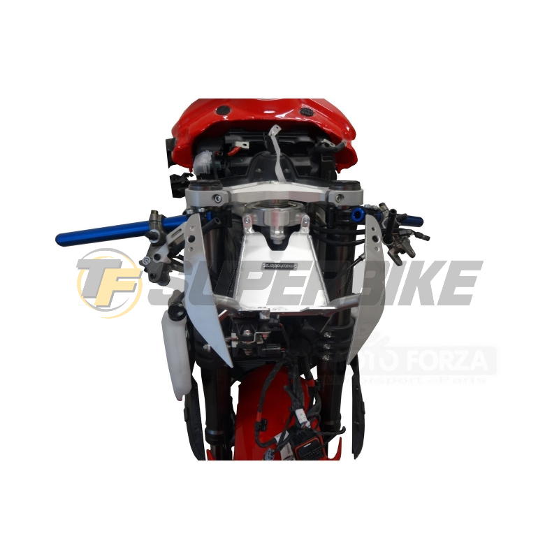 Araña duraluminio Racing plata Ducati Panigale V4 / V4S / V4R 2018-2022