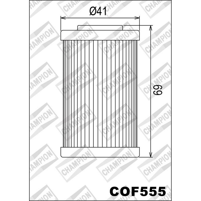 Filtro de aceite COF555 KTM Supermoto 690 / Husaberg / Husqvarna