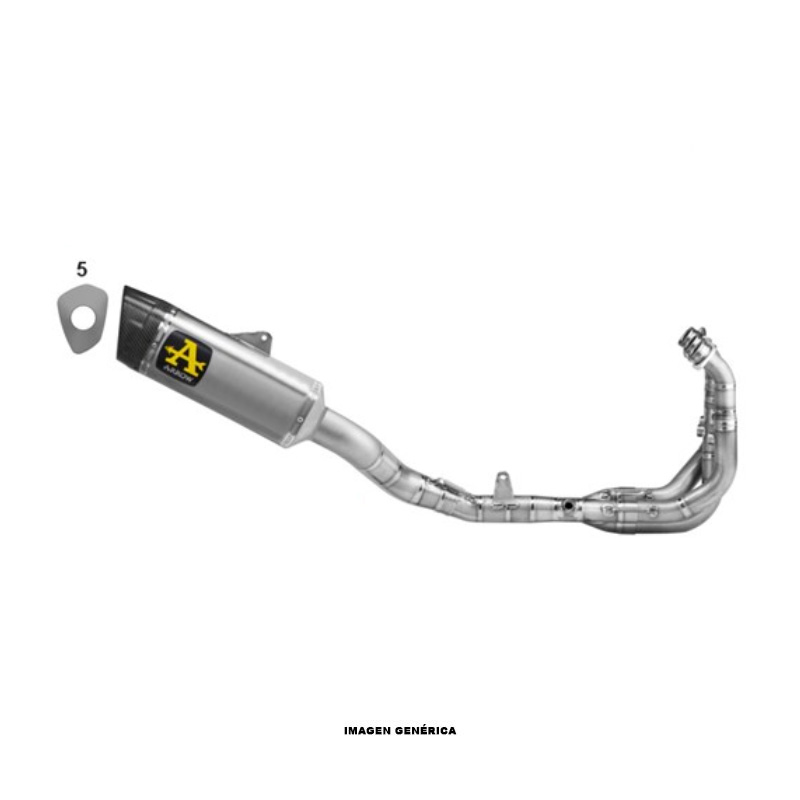 Sistema completo Competition SBK full titanium escape Pista Dark BMW S1000RR 2025