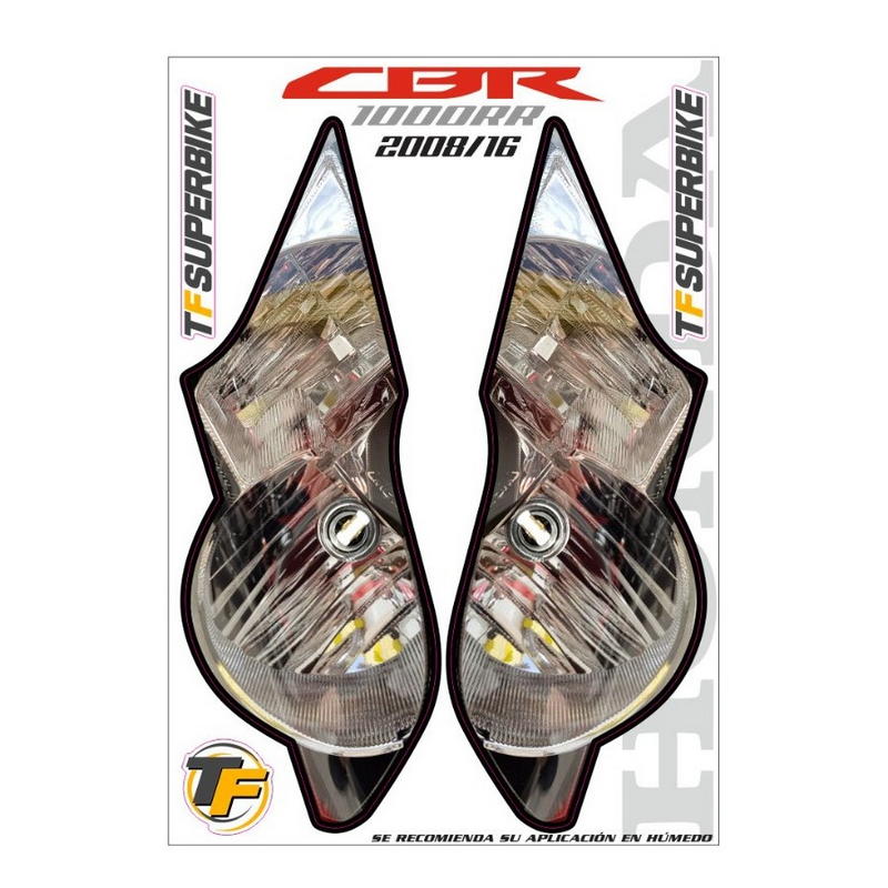 Adhesivos réplica faros Honda CBR1000RR 2008-2016