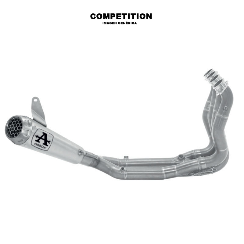 Sistema completo Competition EVO full titanium Aprilia RS 660 / Tuono 660 2020-2024 escape Pro-Race con rejilla