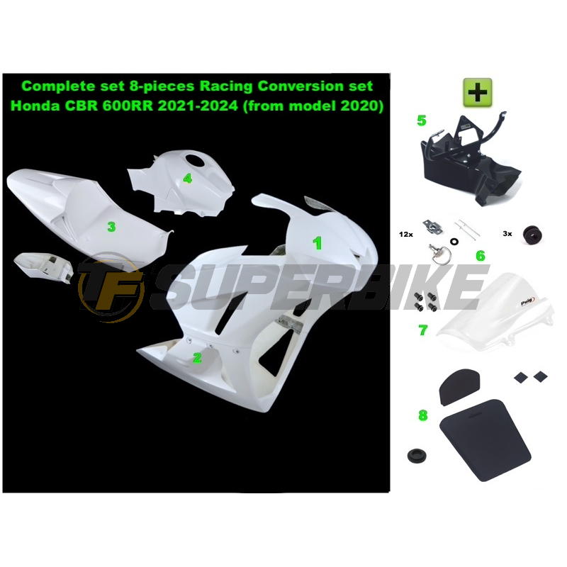 Kit transformación Honda CBR600RR 2013-2017 a Honda CBR600RR 2023-