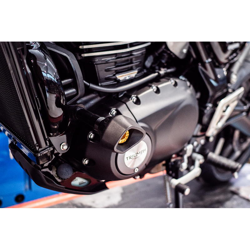 Protectores anti caída anti shock Triumph Speed 400 / Scrambler 400 X