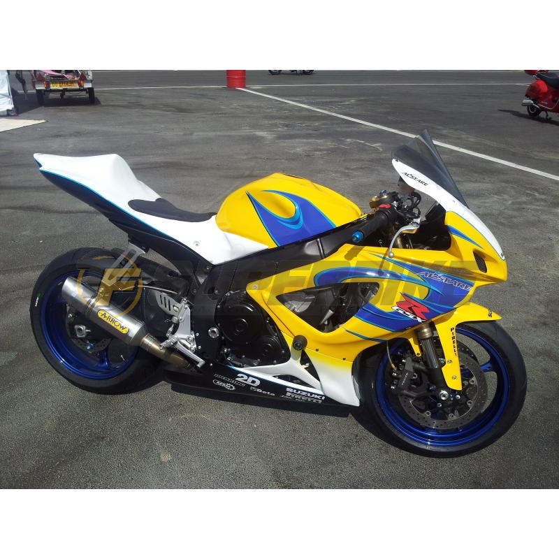 Carenado de fibra Suzuki GSX-R 600 / GSX-R 750 2006-2007 colín racing