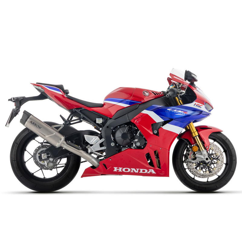 Escape Indy Race EVO titanio fondo carbono Honda CBR1000RR-R 2024-2025
