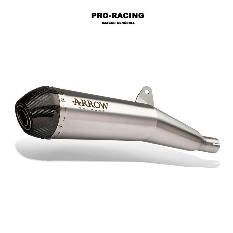 Escapes Pro-Racing Nichrom fondo carbono Triumph Speed Twin / Thruxton 1200