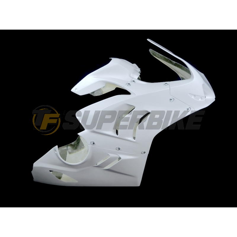 Carenado frontal con cubre depósito Ducati Panigale V4 / V4S / V4R 2023-2024. Quilla escape Akrapovic