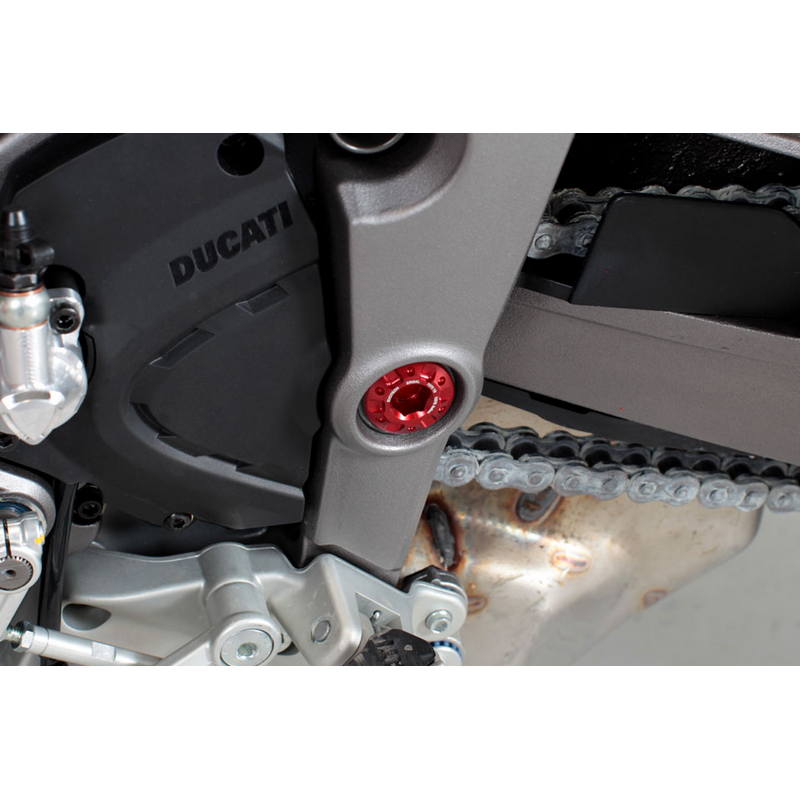 Tuerca ergal Thunderbolt eje basculante Ducati Multistrada 1200/1260/Enduro/Pikes Peak (izq o der) (M24x1,5)