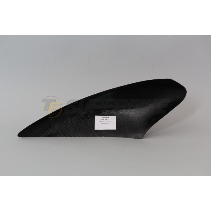 Protector depósito izquierdo Yamaha R6R 2008-2016 fibra de carbono