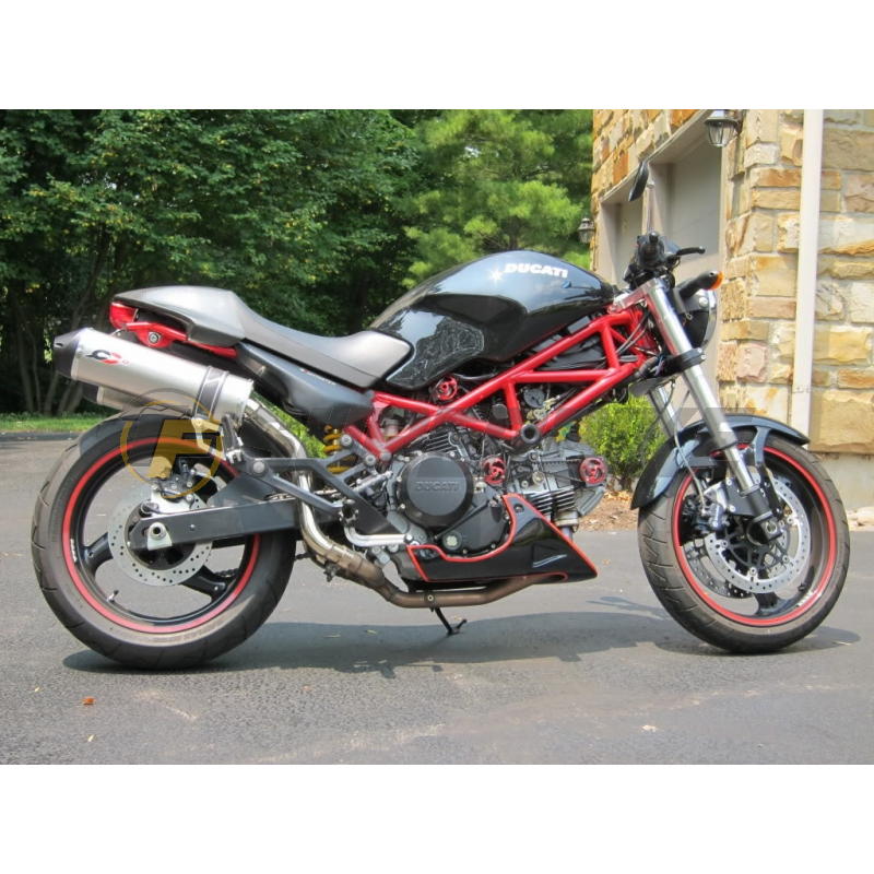 Quilla fibra de vidrio Ducati Hypermotard 796 / 900 SS / S2R / S4R / Supersport 1000 con kit de montaje