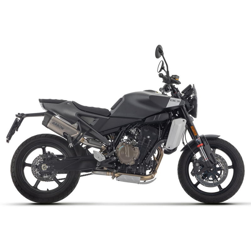 Escape Indy Race EVO titanio fondo carbono Husqvarna Svartpilen 801 2024-