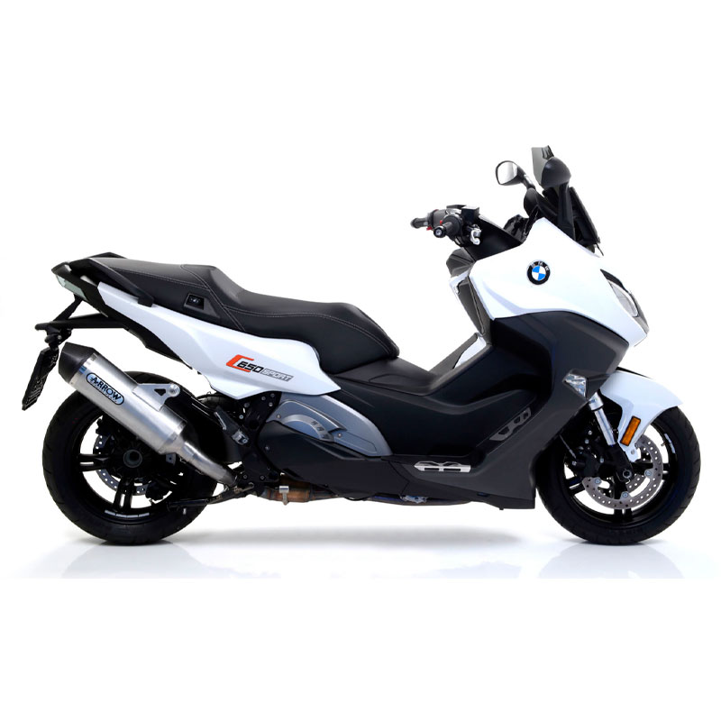 Escape Race-Tech aluminio fondo carbono BMW C 650 Sport 2016-2020