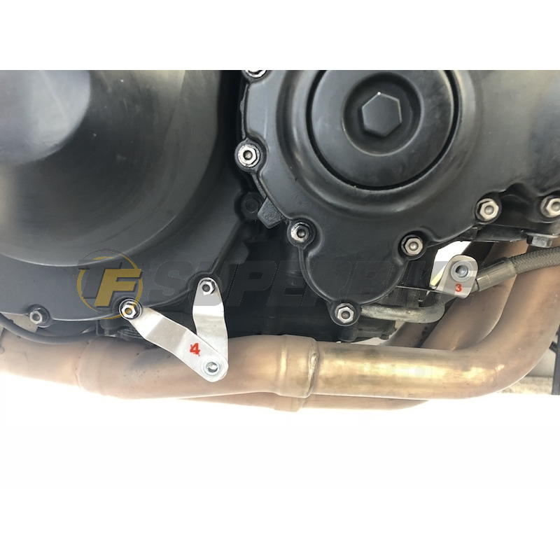 Quilla fibra Triumph Speed Triple 1050 2005-2010 con kit de montaje
