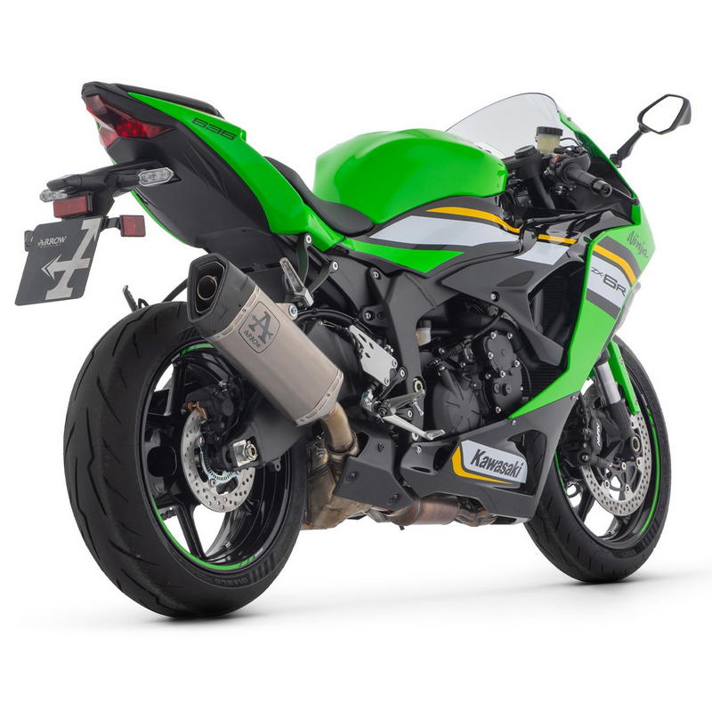 Escape Pista titanio homologado Kawasaki ZX-6R 2024-2026