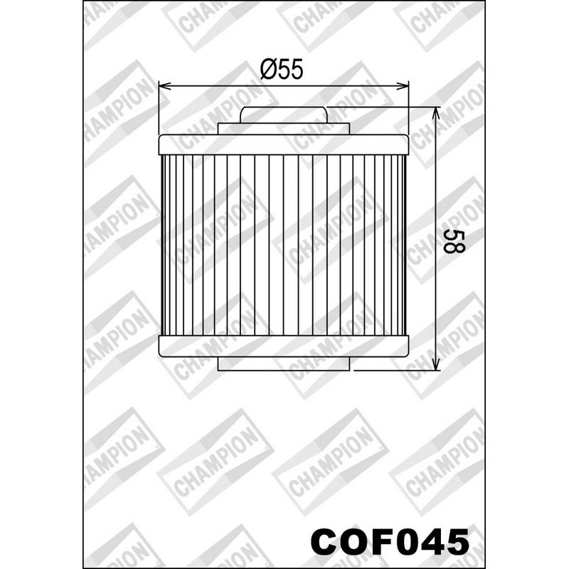Filtro de aceite COF045 MZ / Yamaha