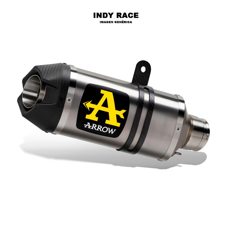 Escape Indy-Race homologado titanio fondo carbono Ducati Monster 937 2021-2024