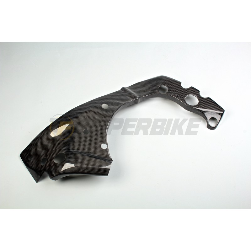 Protector chasis lado izquierdo Yamaha R1 2015-2024 fibra de carbono