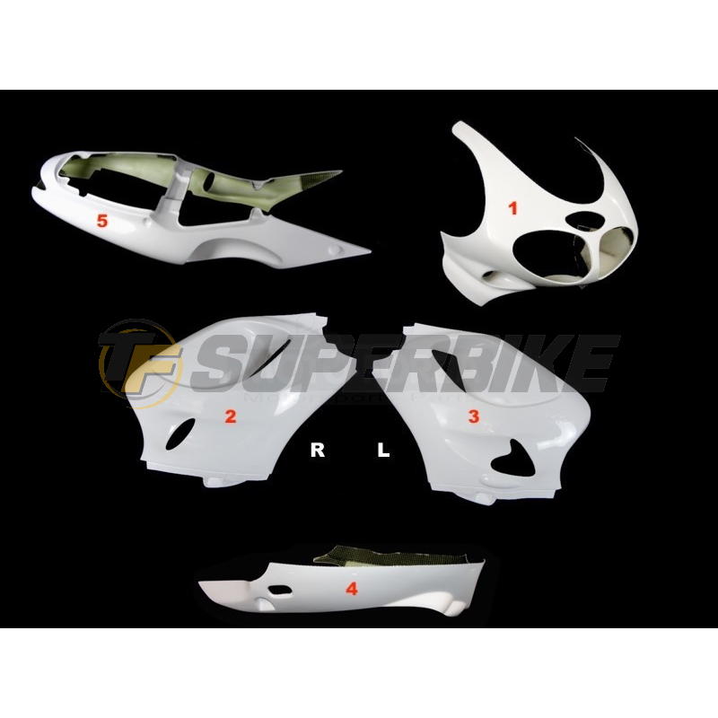 Carenado de fibra Street Triumph Daytona T595 / 955 / 955i 1997-2001