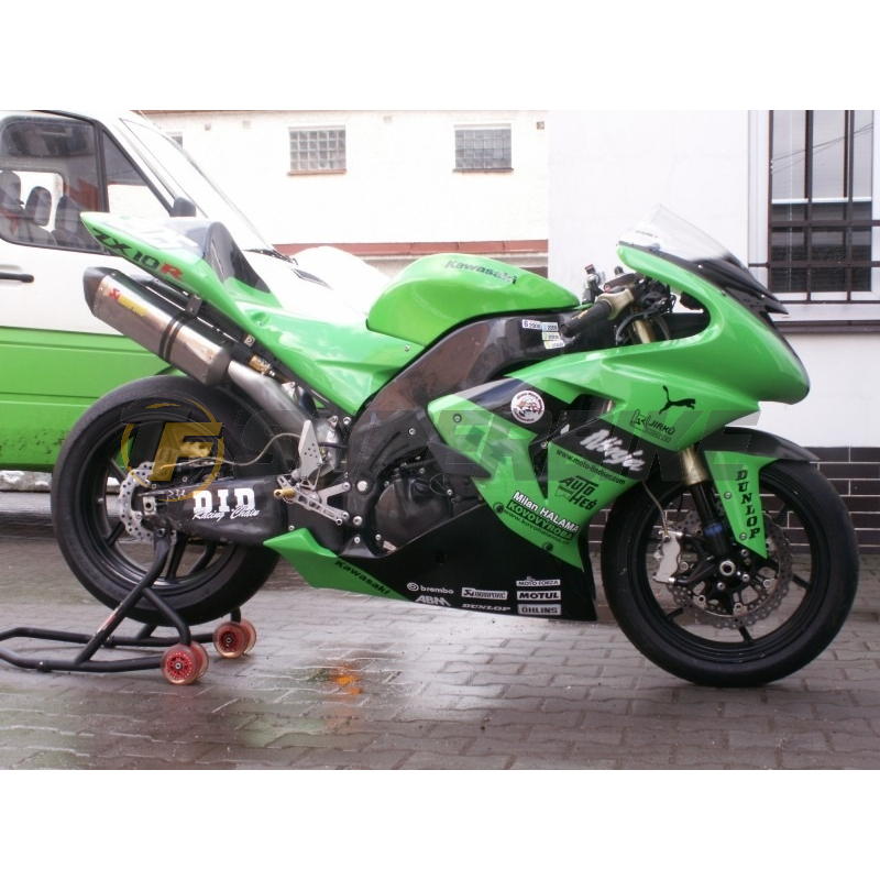 Carenado de fibra Kawasaki ZX-10R 2006-2007 colín racing