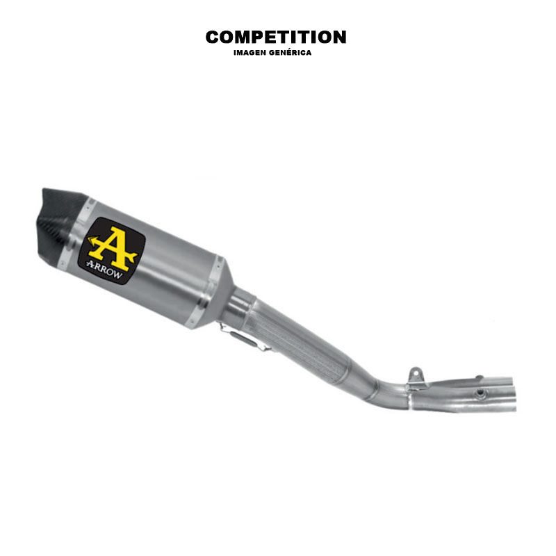 Escape Race-Tech titanio + conector titanio 60mm Yamaha R1 2017-2024