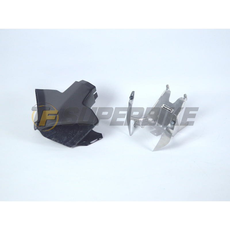 Araña duraluminio Racing plata Ducati Panigale V4 / V4R  2018-2024 con ram air Motoforza