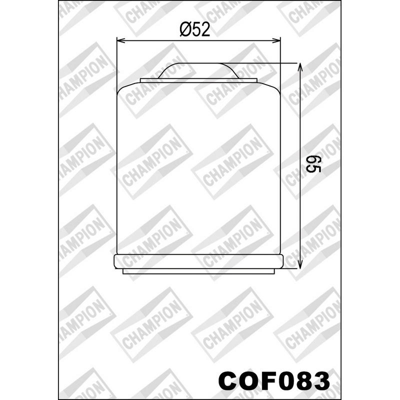 Filtro de aceite COF083 scooters 125-400cc
