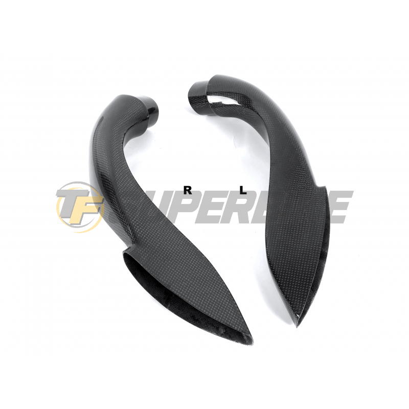 Tobera derecha fibra de vidrio Aprilia RSV4 2015-2020
