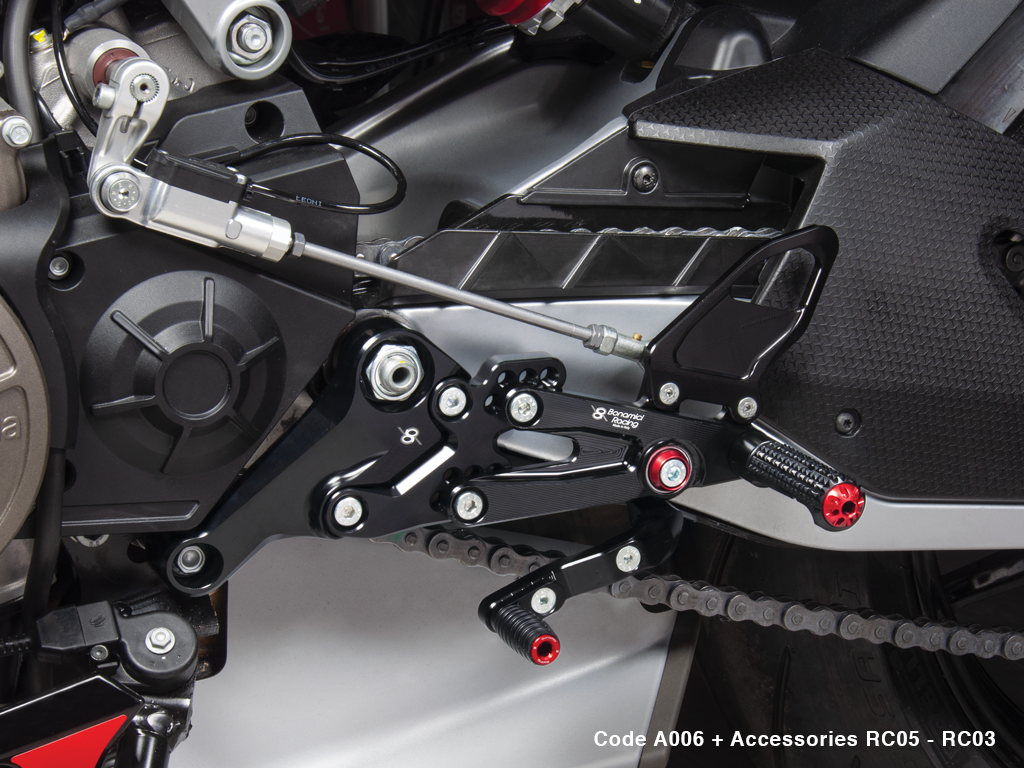 Estriberas regulables Aprilia RS660 / Tuono 660