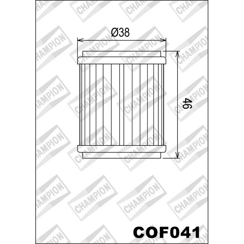 Filtro de aceite COF041 Fantic / MBK / TM / Yamaha 125-450cc