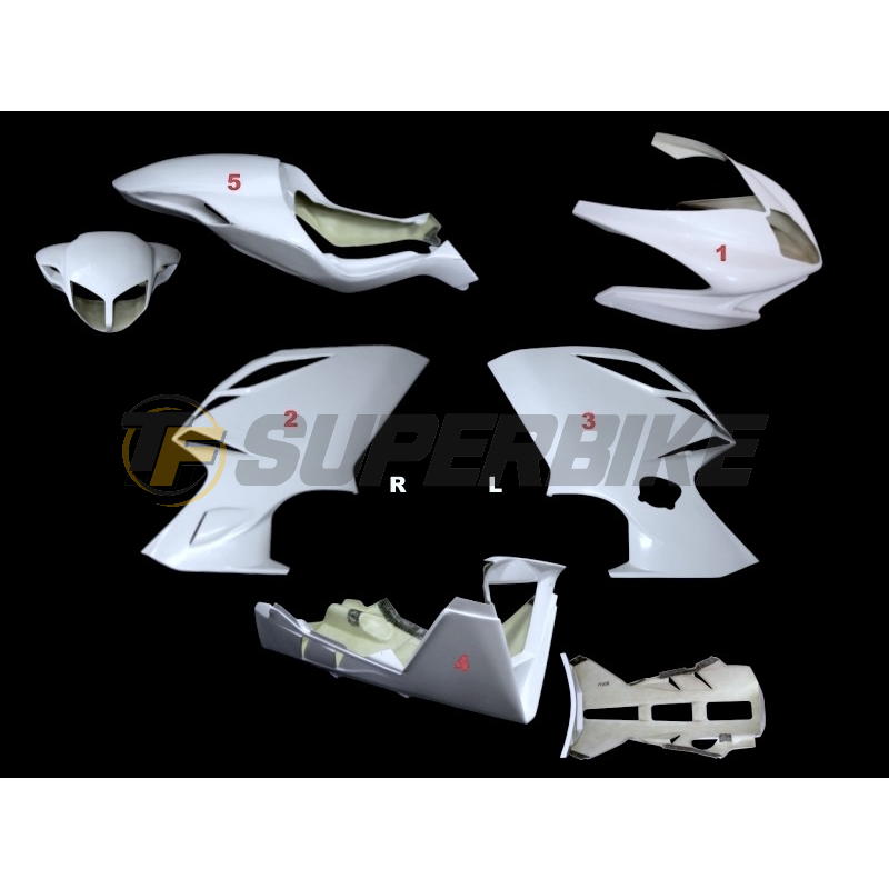 Carenado de fibra Street MV Agusta F4 MY1000 / F4 RR 2010-2019