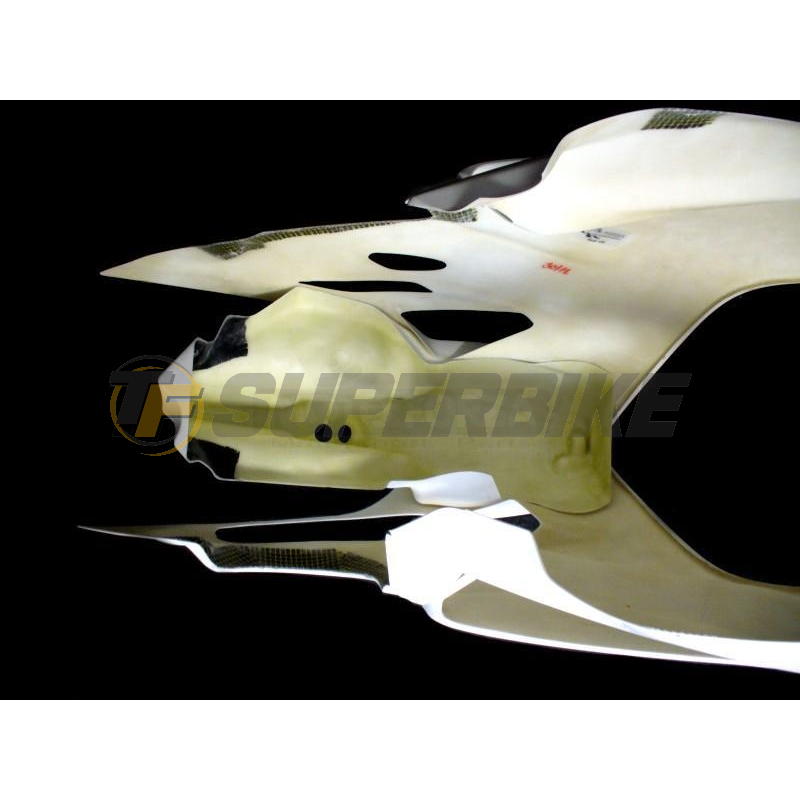 Carenado de fibra Ducati Panigale 899 / 1199 asiento original y escape Termignoni