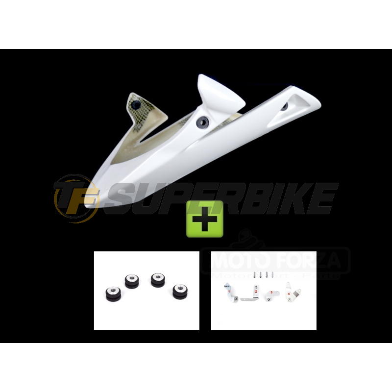 Quilla fibra de vidrio Triumph Speed Triple 955i 2003-2004 con kit de montaje