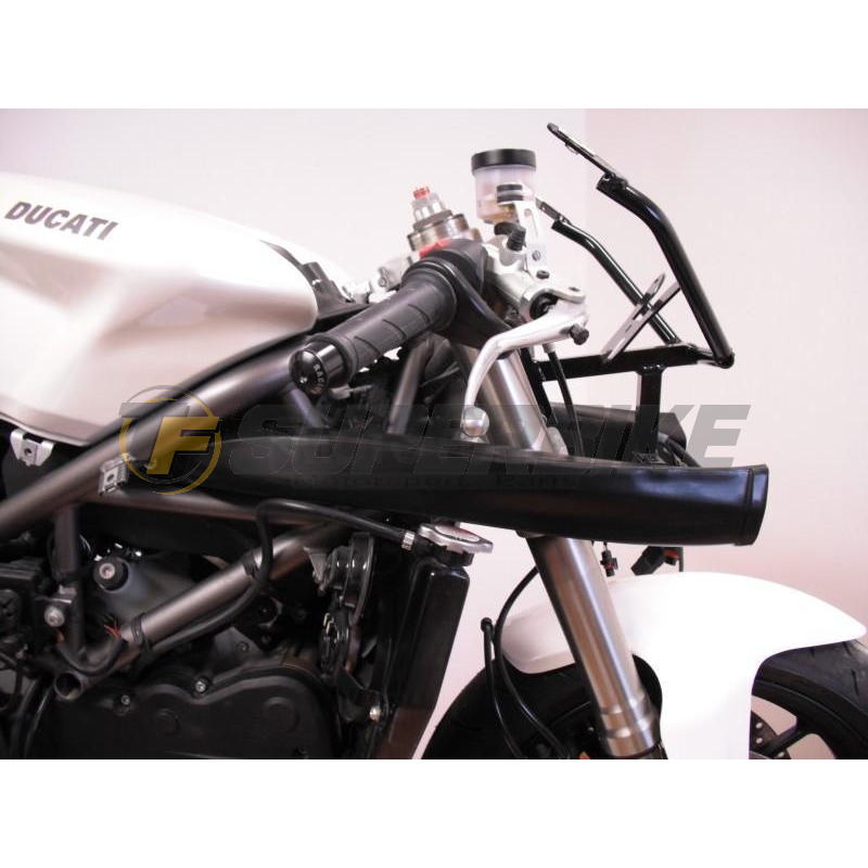 Tobera derecha fibra de vidrio Ducati 848 / 1098 / 1198
