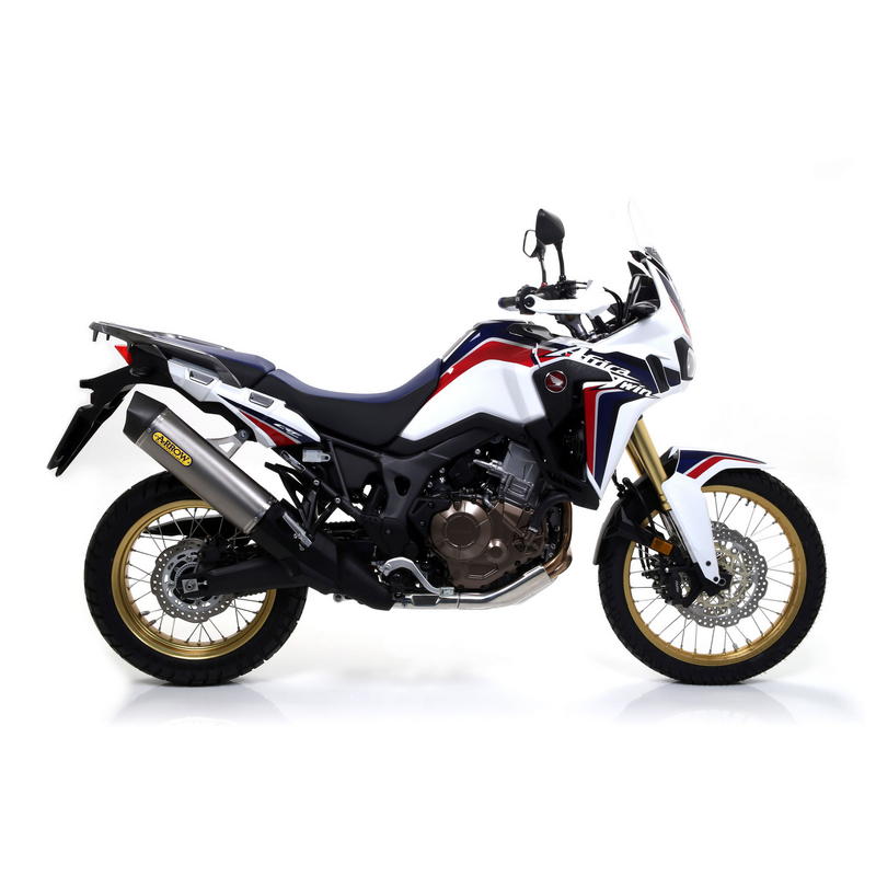 Escape Maxi Race-Tech homologado titanio Honda Africa Twin 1000 / Adventure Sport 2016-2019