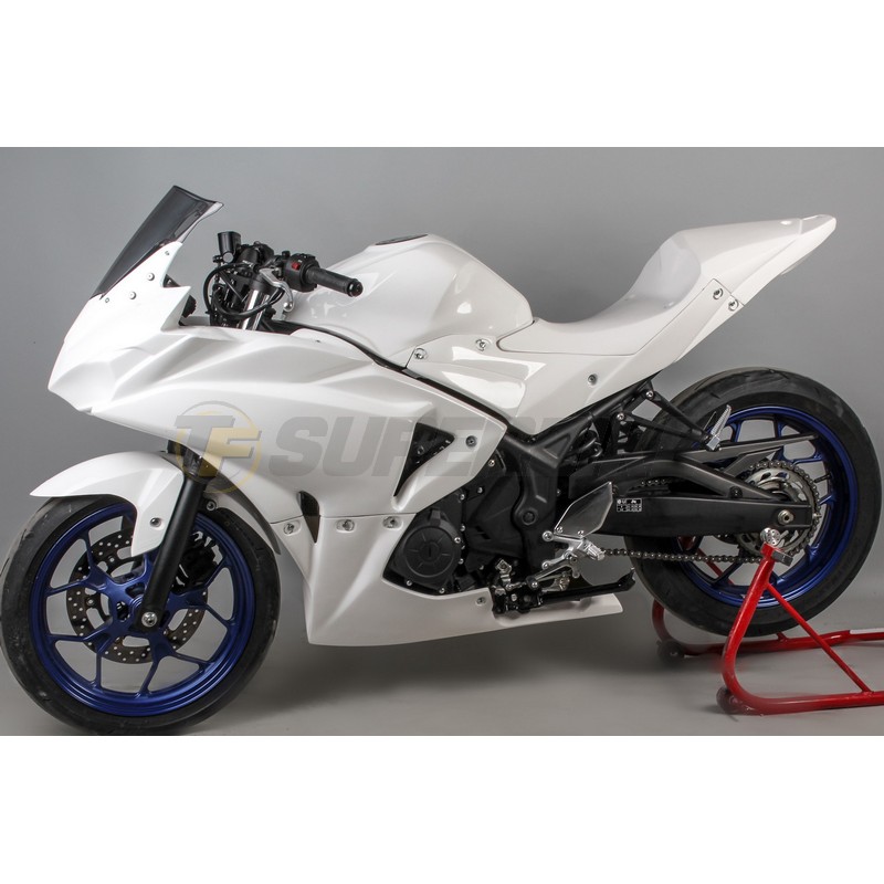Carenado de fibra Yamaha R3 2015-2018