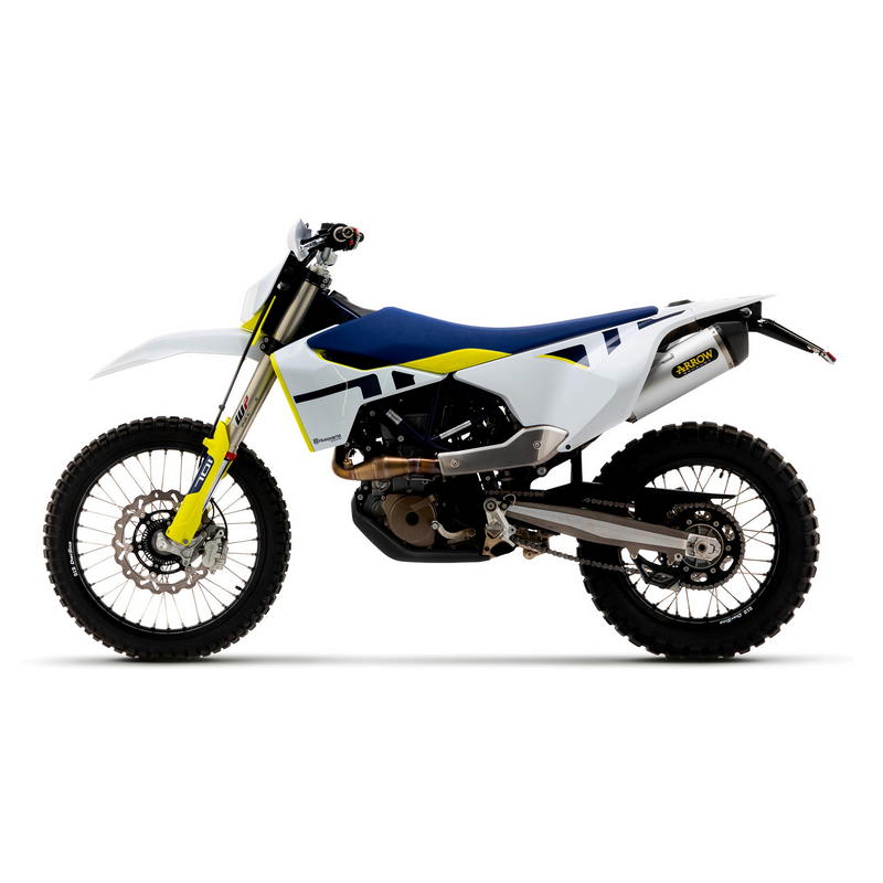 Colector racing acero con Power Bomb permutable con original Husqvarna 701 Enduro/Supermoto 2021-2024