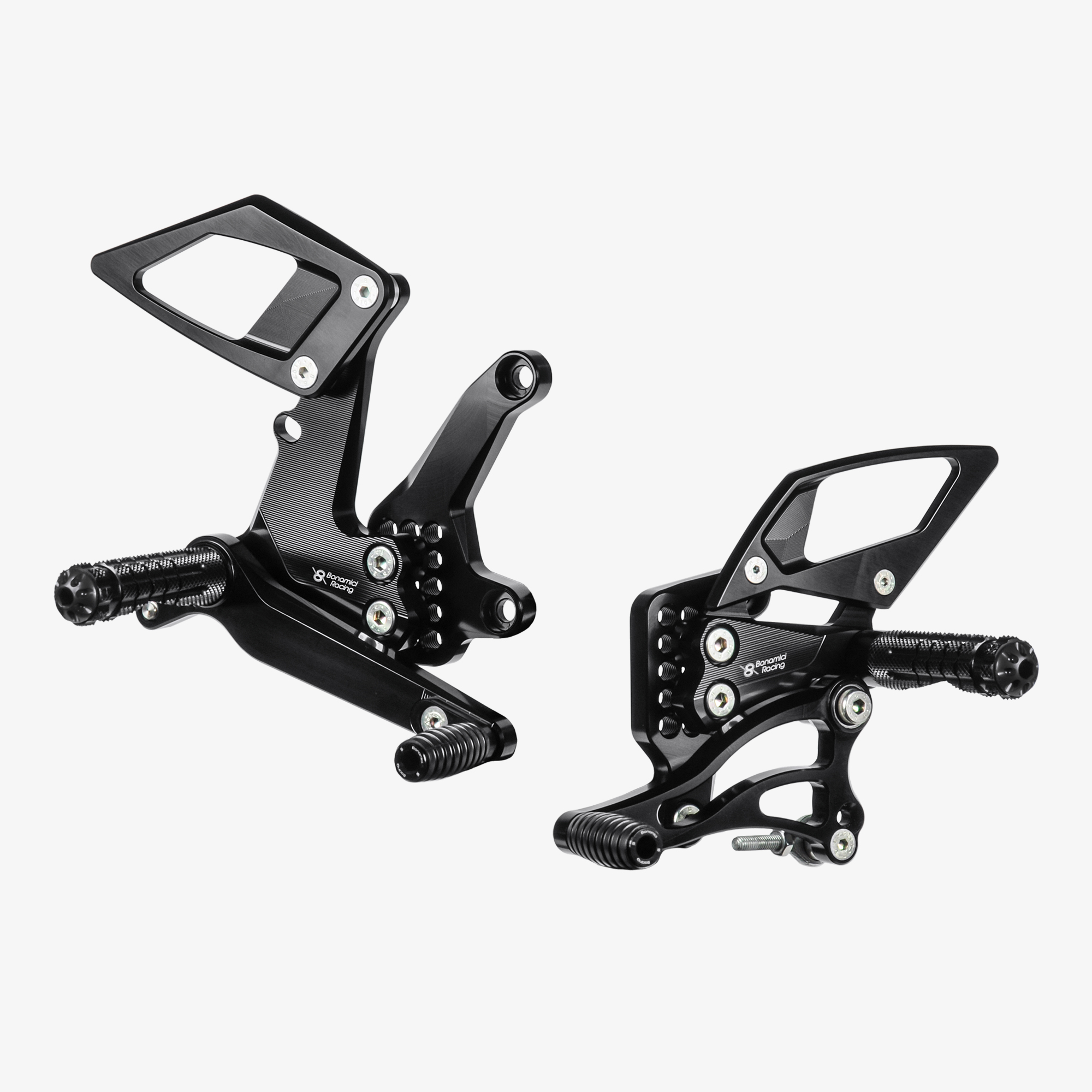 Estriberas regulables Kawasaki Ninja 250/400 2018-2023 +25mm