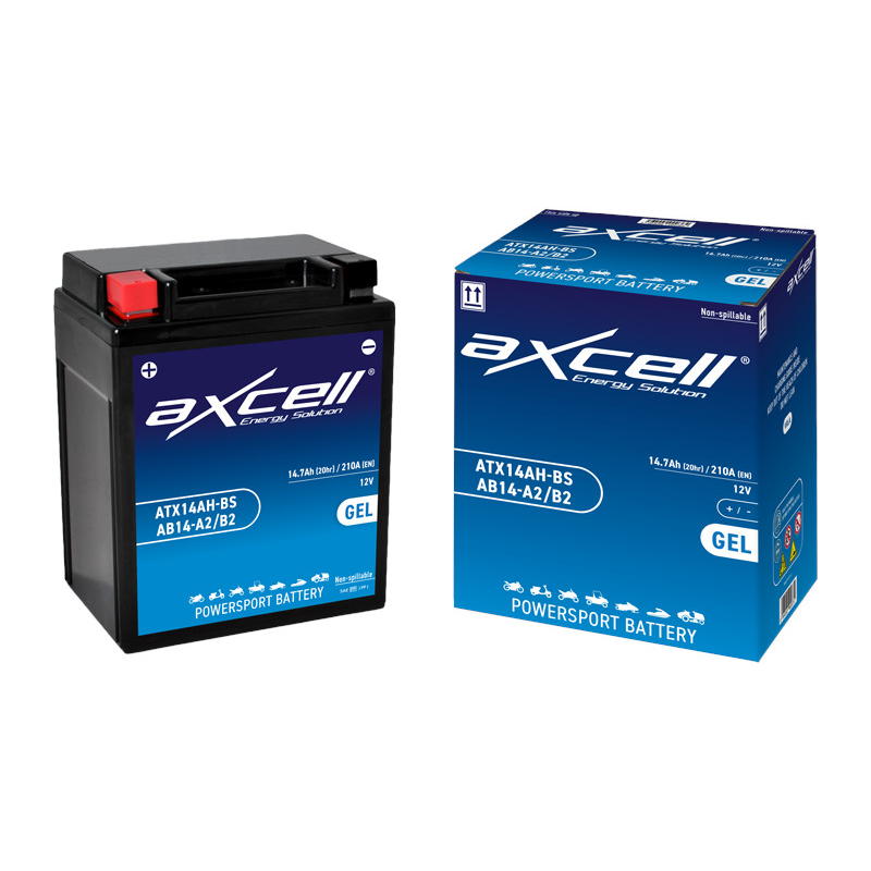 Batería moto GEL ATX14AH-BSAB14-A2B2
