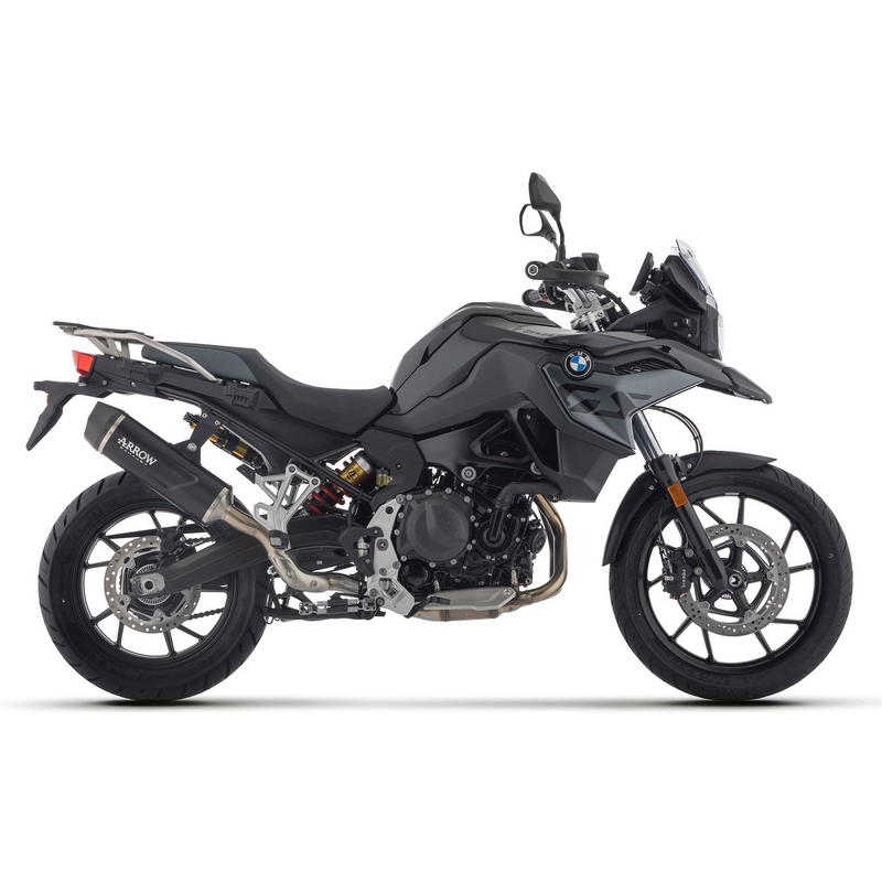Escape Indy-Race aluminio dark fondo carbono BMW F800GS / F900GS / Adventure 2024-2025